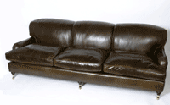 howard 3 seater leather sofa