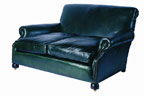 edwardian leather sofa