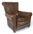 french leather armchair